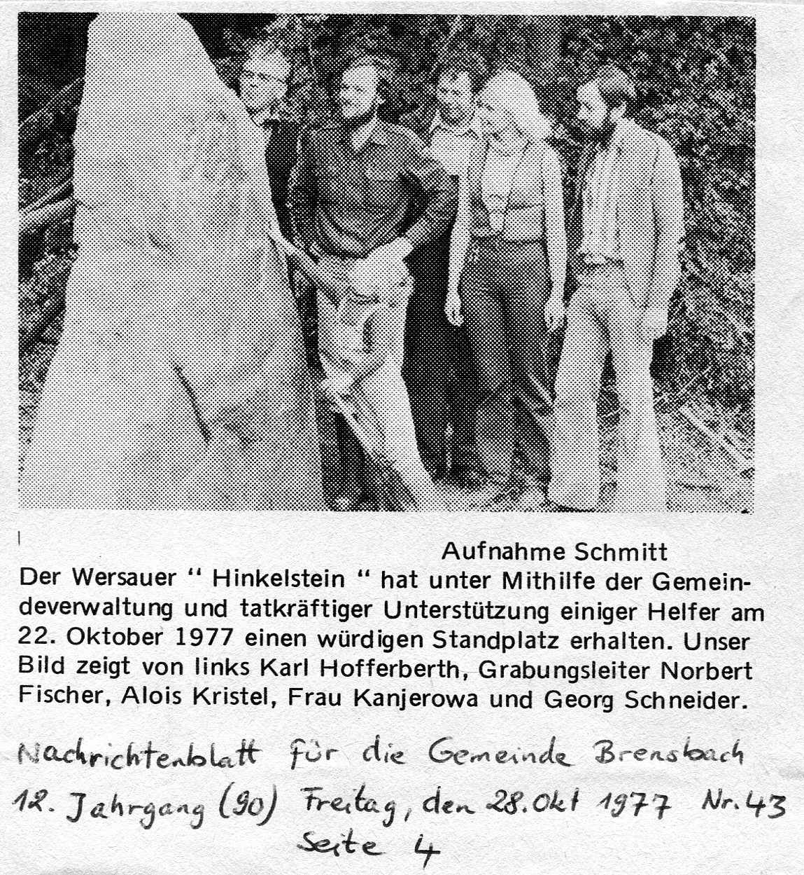 WERSAU Hinkelst Gemeindeblatt m